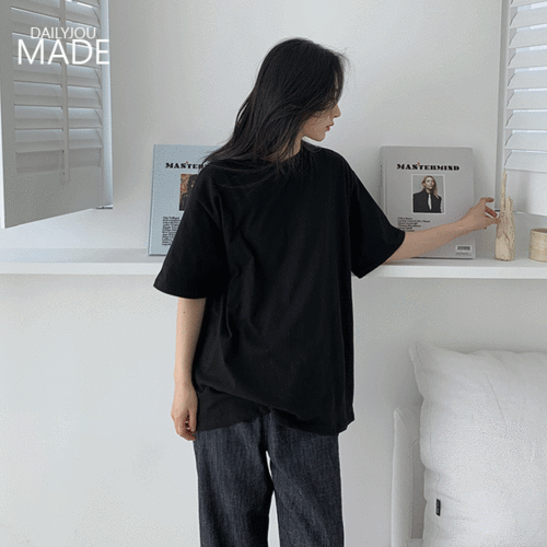 #1만장돌파 [MADE] 이지핏 레이어드 반팔 티셔츠 - 2 color