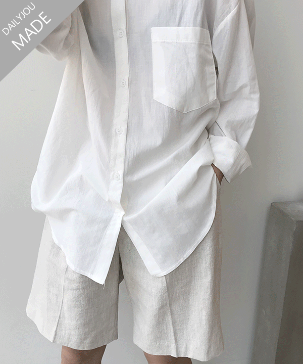 #5천장돌파 [MADE] 라이트 베이직 셔츠 - 3 color