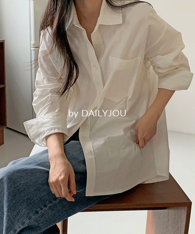 [봄 재진행/MADE] 카프릴 오버핏 코튼 셔츠(공용) - 2 color